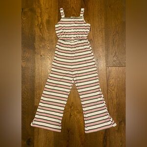 Green, Pink, White, and Orange Jumpsuit for Girls size 8